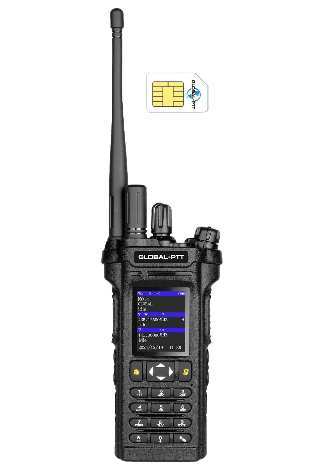 global-ptt 5288plus Dual-mode PoC + VHF/UHF Analog Radio with GPS SOS