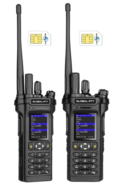 global-ptt 5288plus Dual-mode PoC + VHF/UHF Analog Radio with GPS SOS