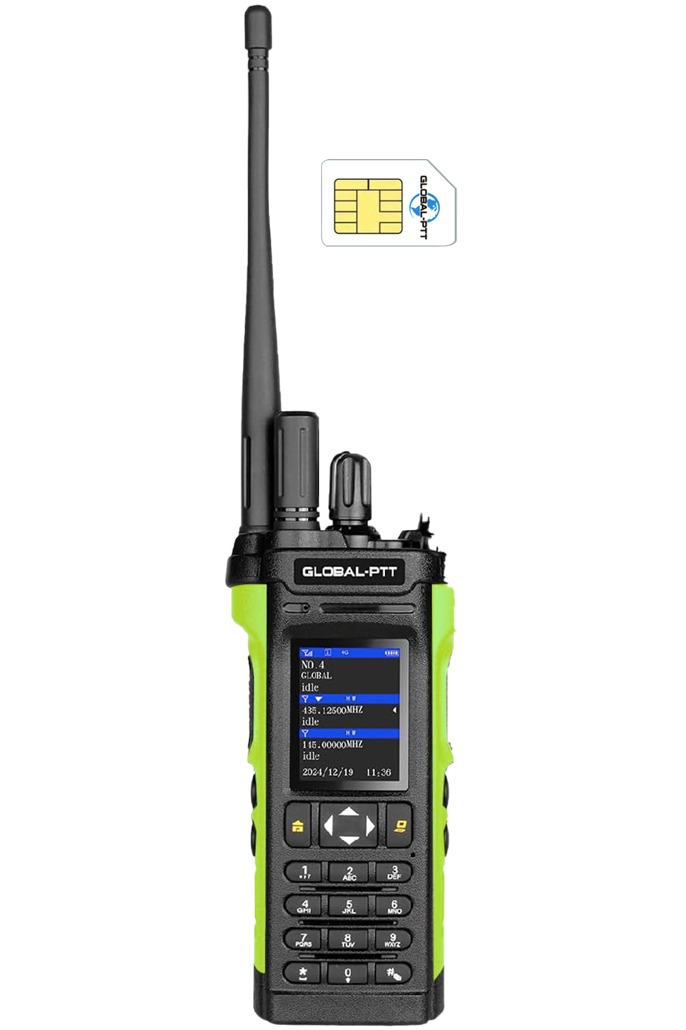 global-ptt 5288plus Dual-mode PoC + VHF/UHF Analog Radio with GPS SOS