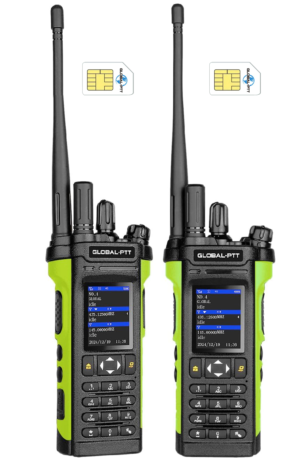 global-ptt 5288plus Dual-mode PoC + VHF/UHF Analog Radio with GPS SOS