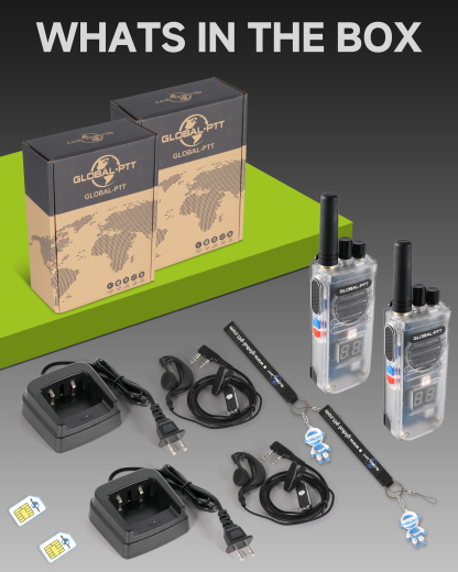 global-ptt G5 Push-to-Talk Over Cellular Radios with Charging Dock