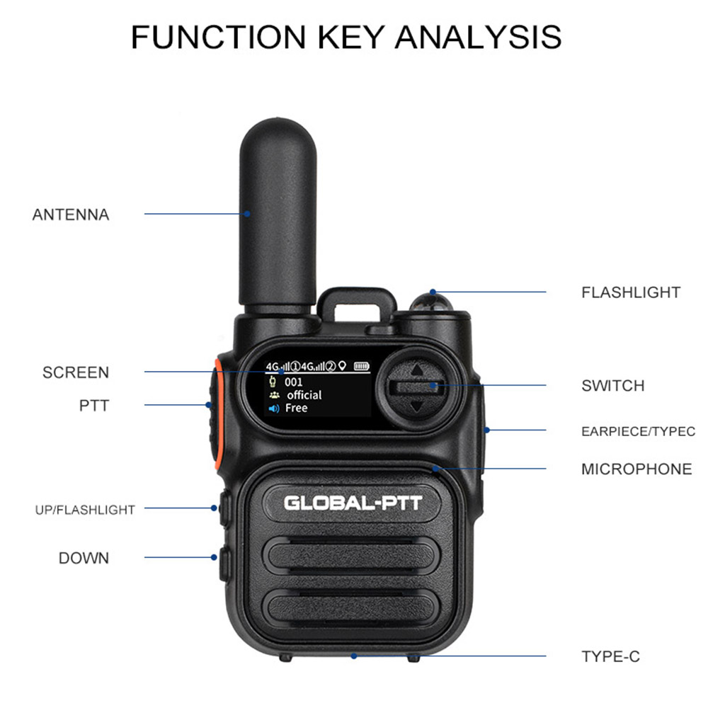 global-ptt G388 Push-to-Talk over Cellular Radio
