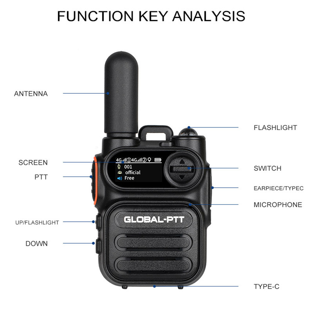 global-ptt G388 Push-to-Talk over Cellular Radio