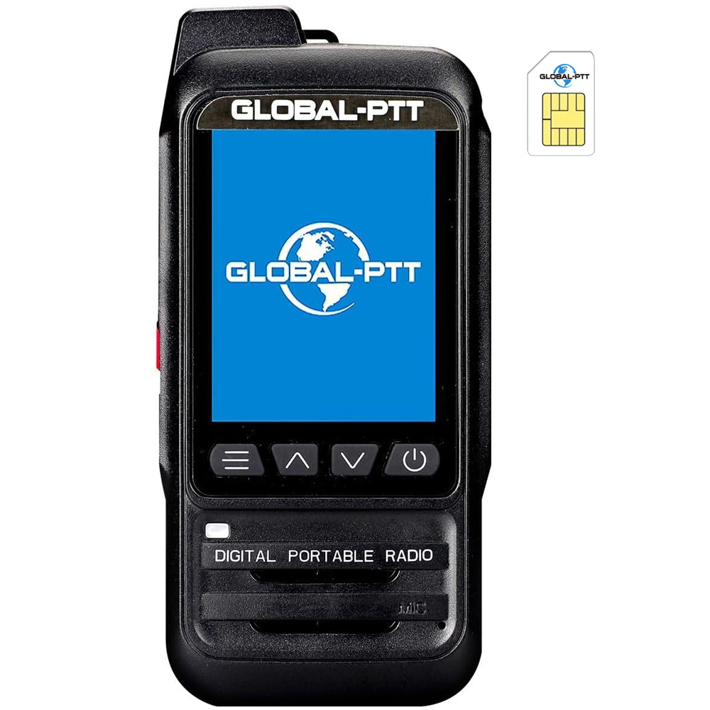 global-ptt P0 Push-to-Talk Over Cellular Radios, IP67 Waterproof Floating