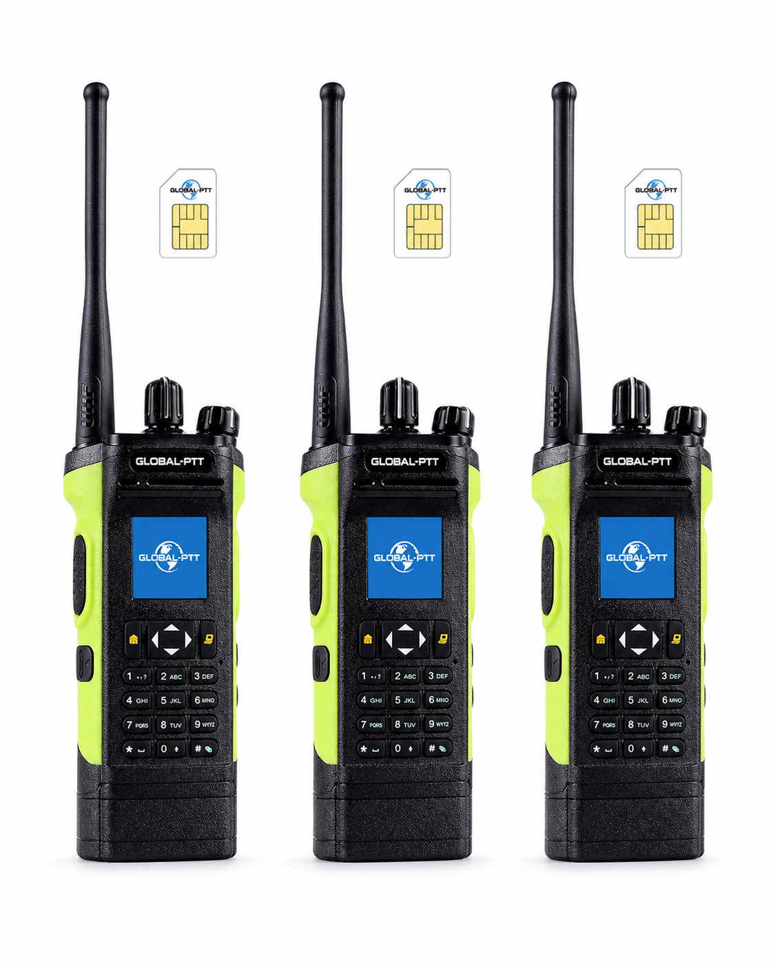 global-ptt 5288 Dual-mode PoC + UHF Analog Two-Way Radio