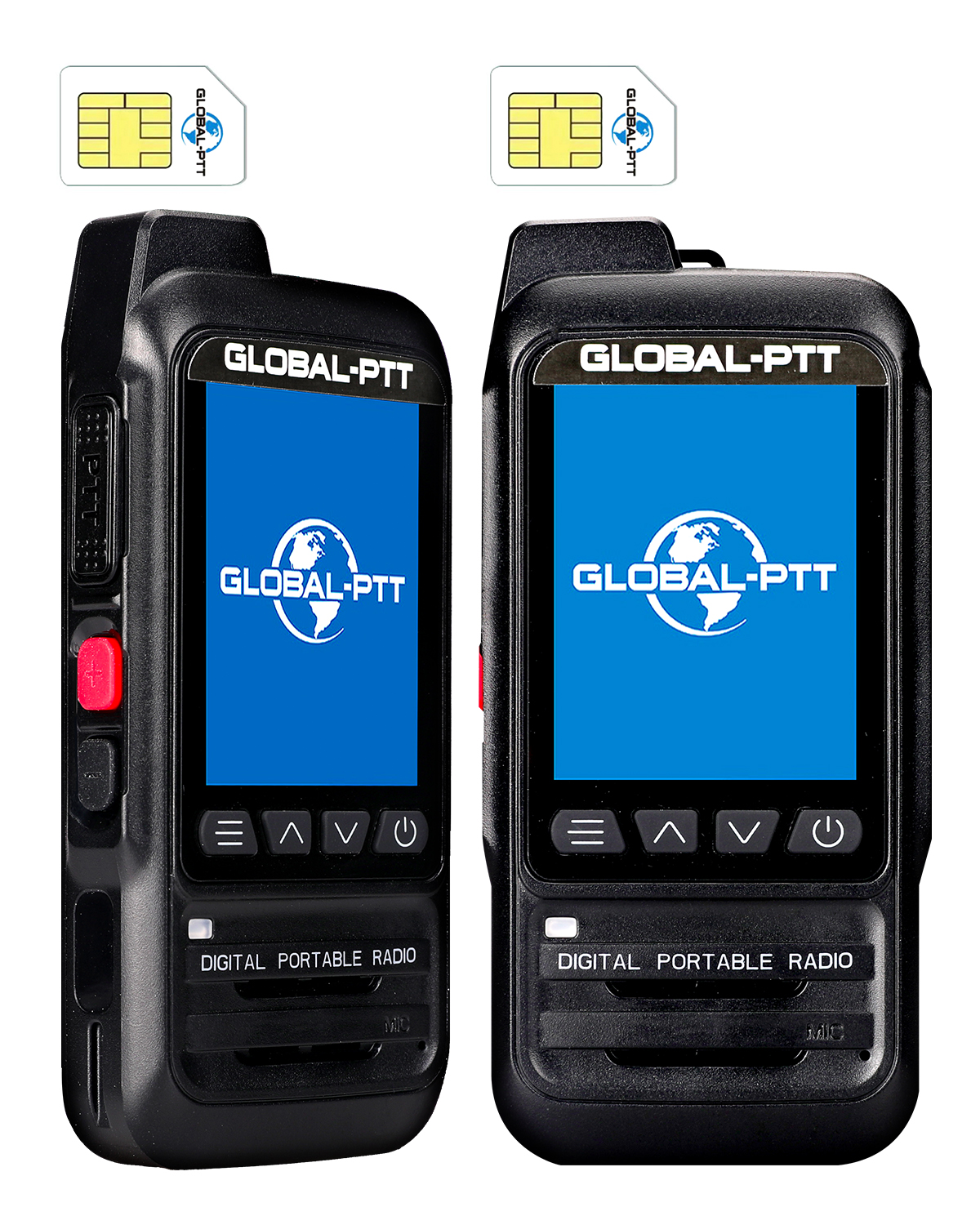 global-ptt P0 Push-to-Talk Over Cellular Radios, IP67 Waterproof Floating