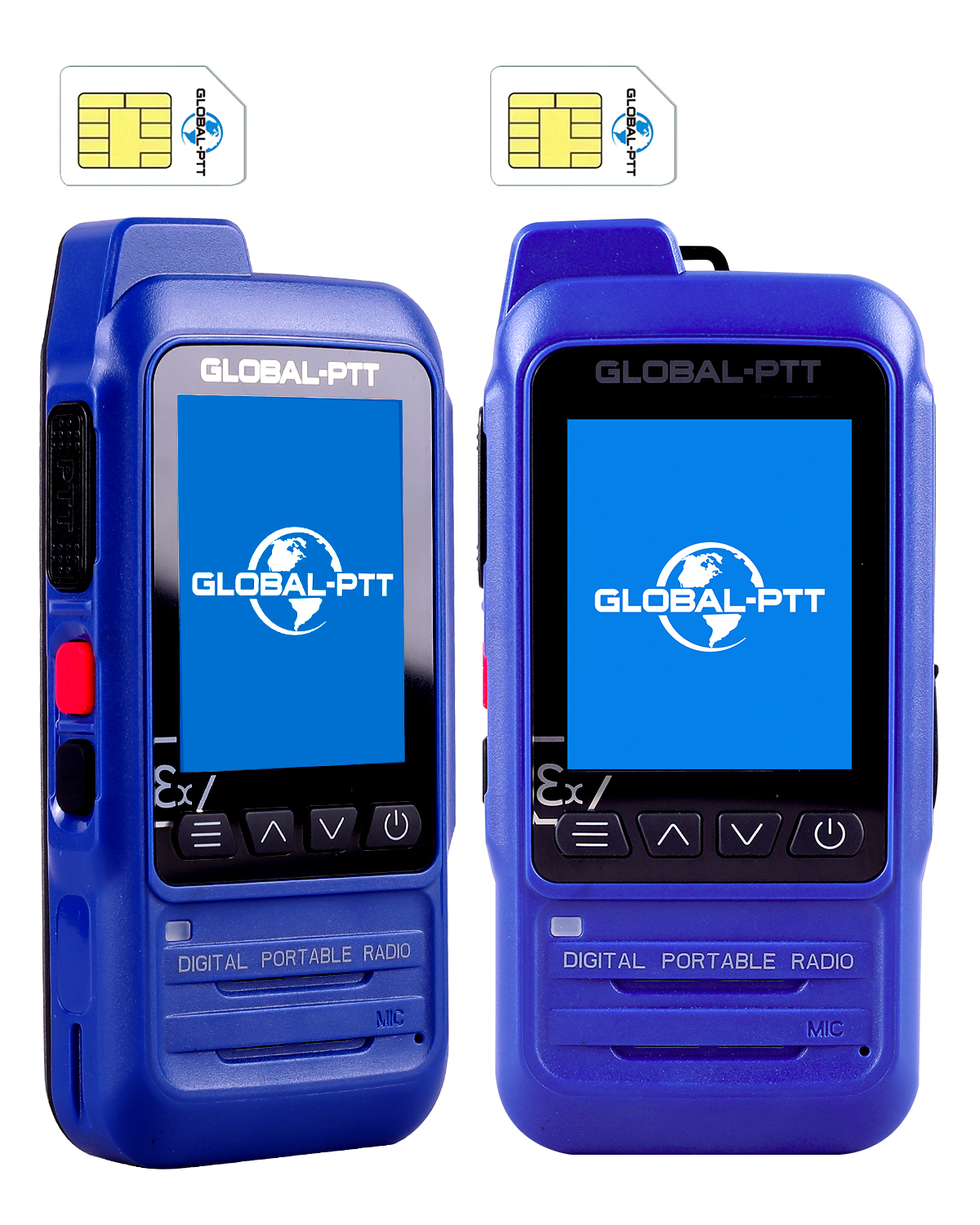 global-ptt P0 Push-to-Talk Over Cellular Radios, IP67 Waterproof Floating