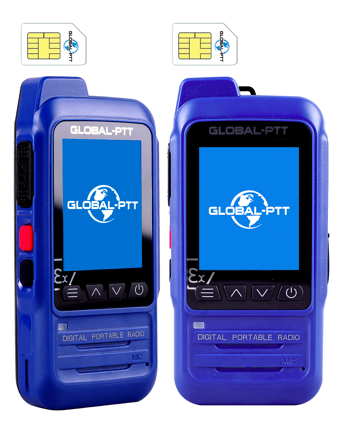 global-ptt P0 Push-to-Talk Over Cellular Radios, IP67 Waterproof Floating