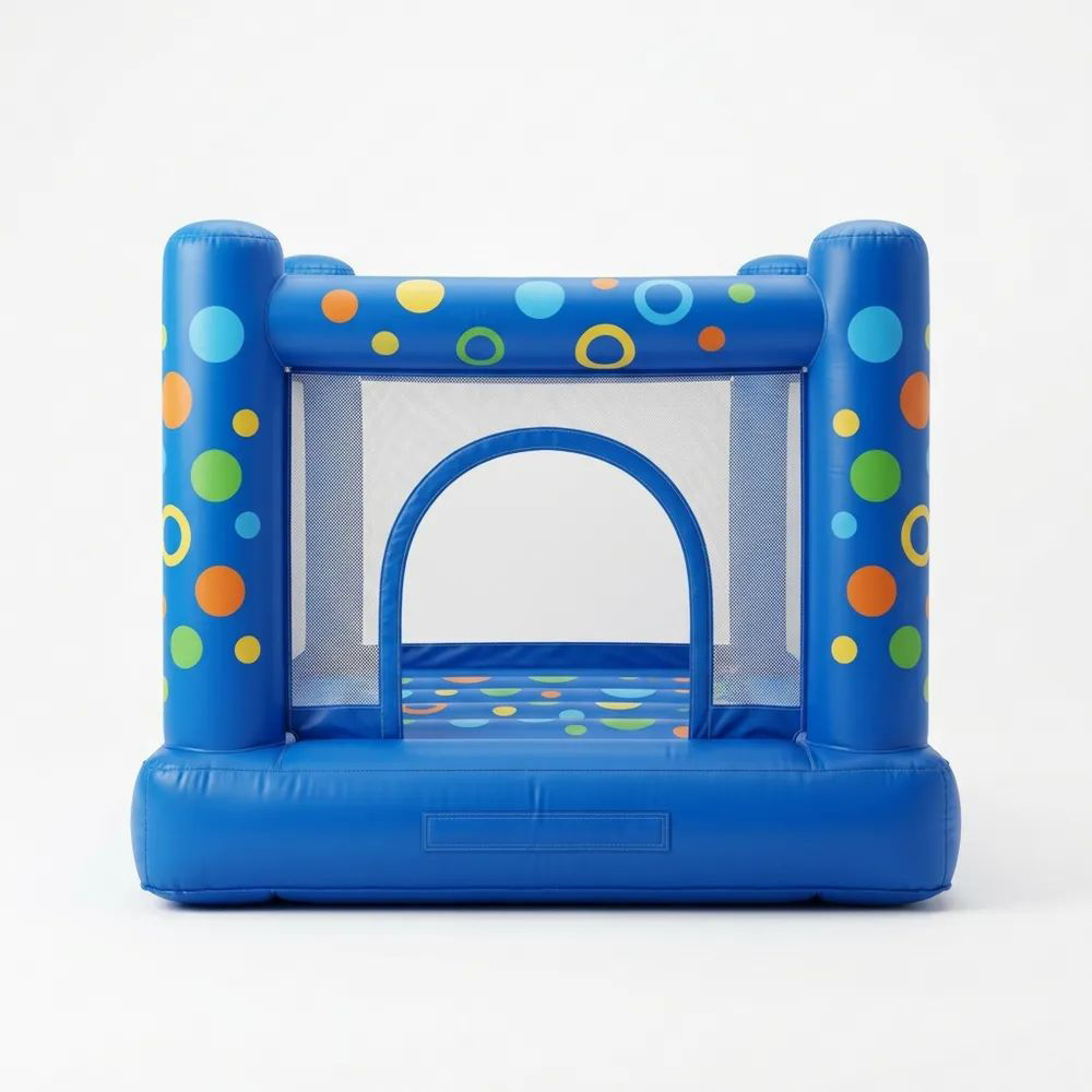 Castillo Hinchable de PVC Azul con Puntos