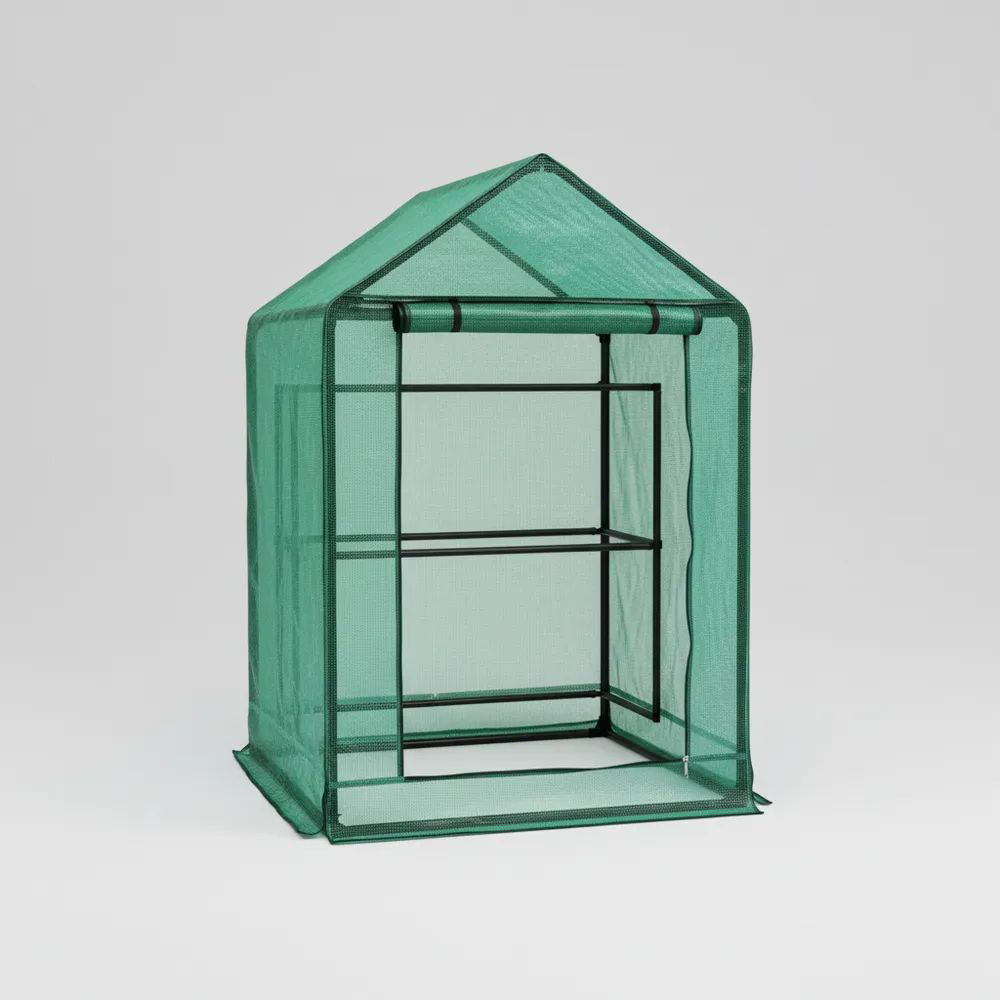 Invernadero de Acero con Cubierta de Polietileno 69x49x125(Largo×Ancho×Alto) cm