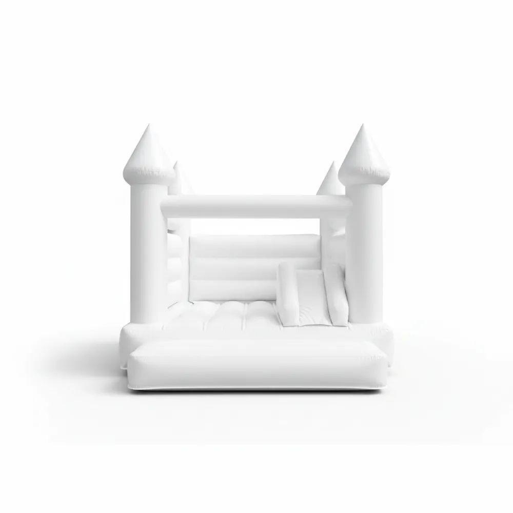 Castillo Hinchable de Plástico Blanco para Niños
