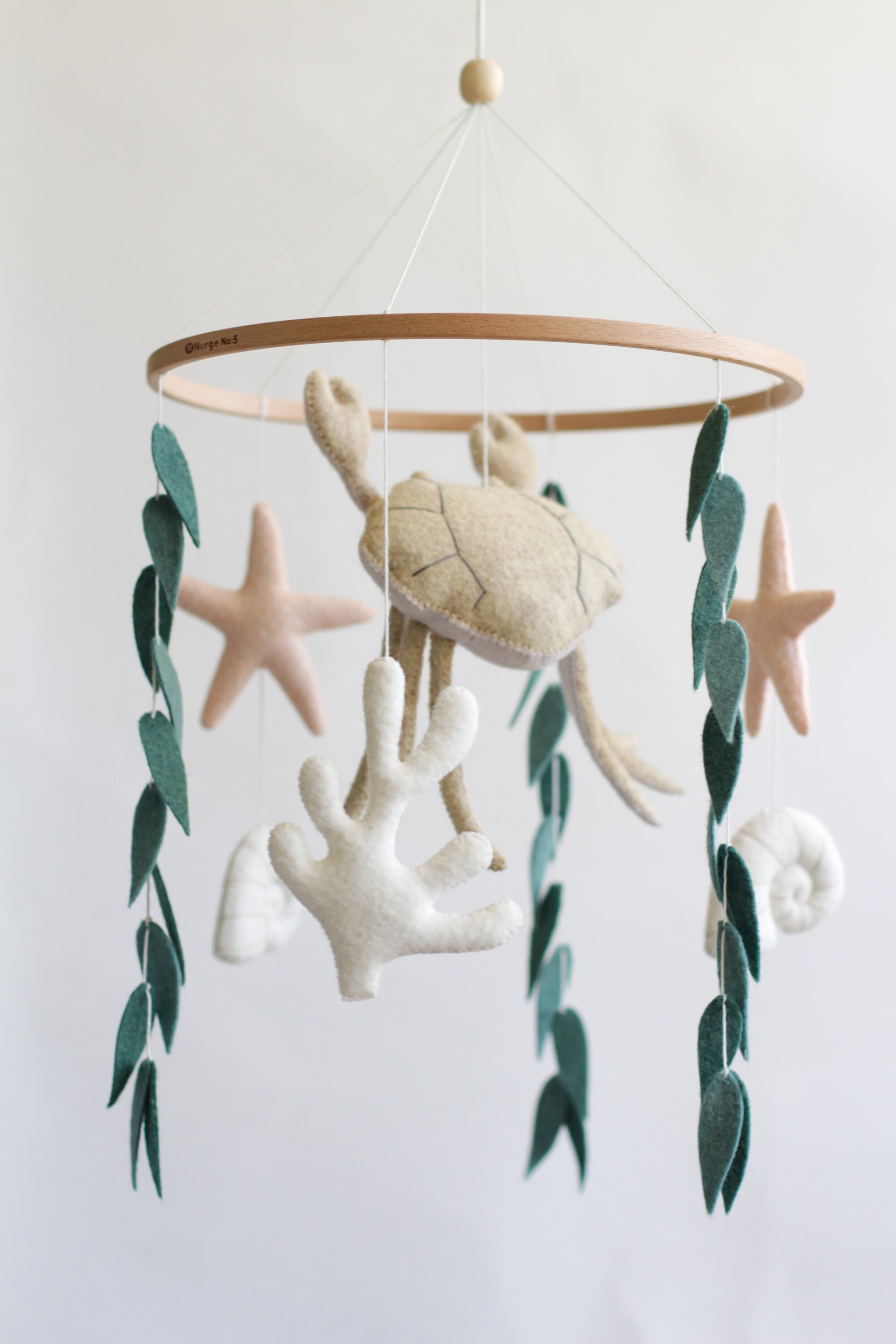 Beach Baby Mobile Ocean Crab Nursery Mobile