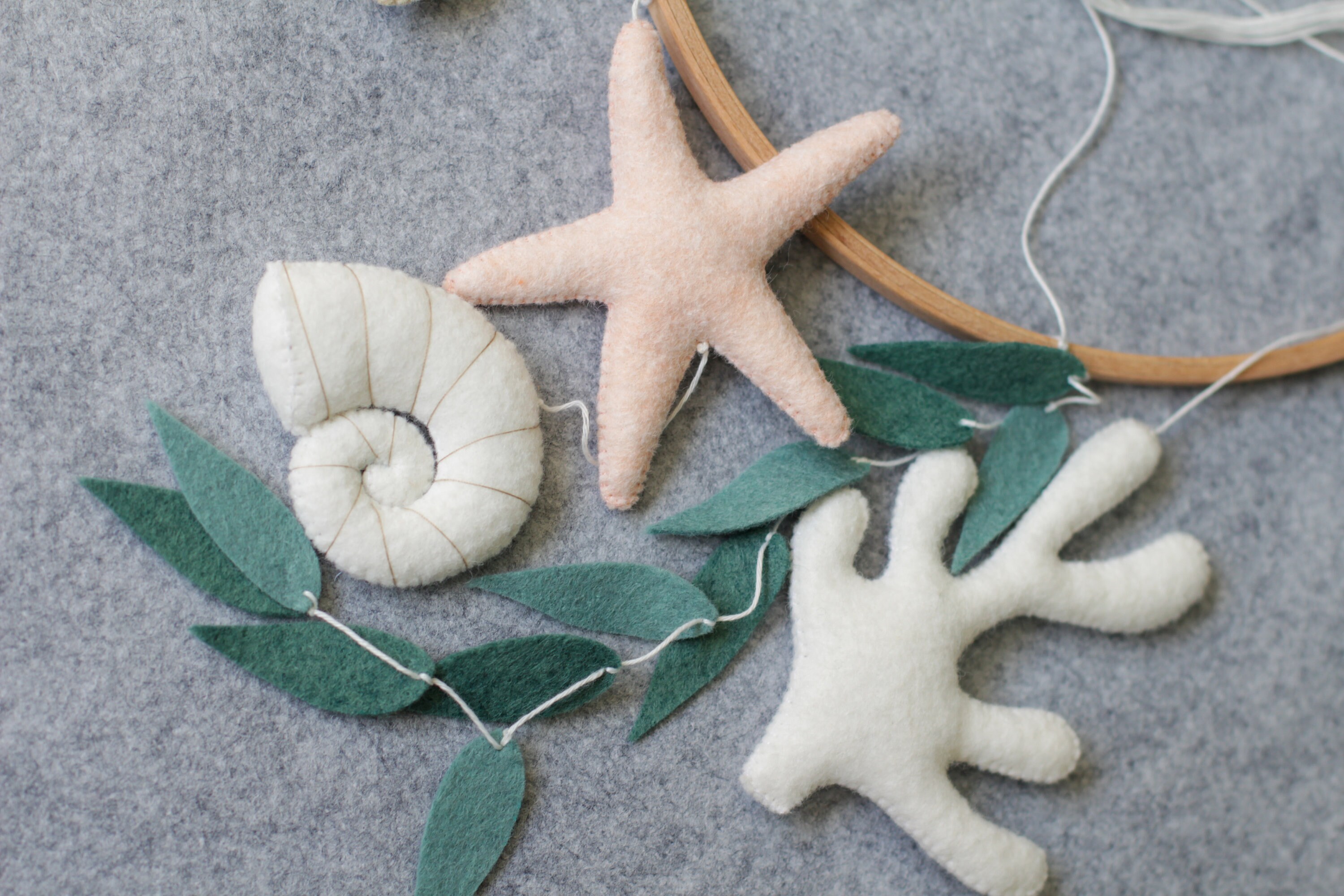 Beach Baby Mobile Ocean Crab Nursery Mobile