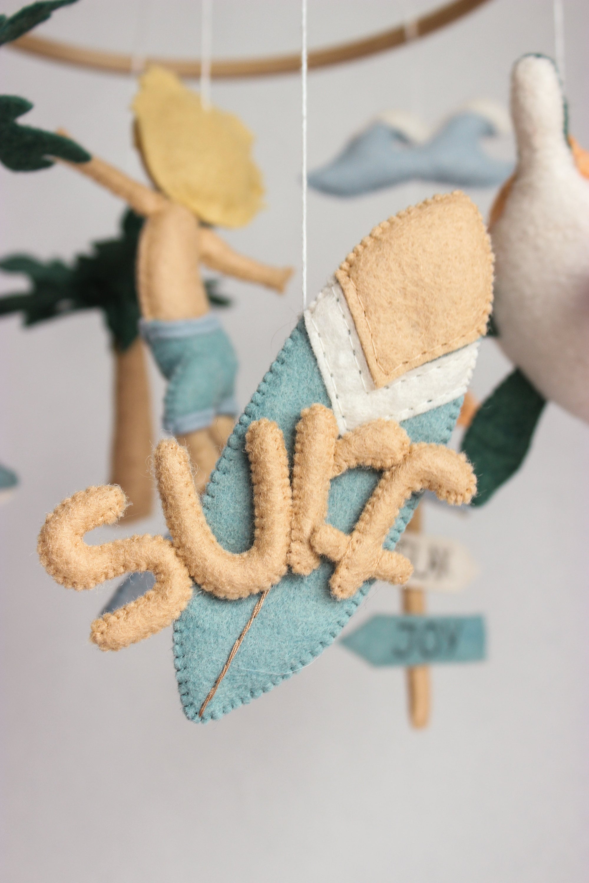 Surf Baby Mobile Ocean Surfboard Mobile