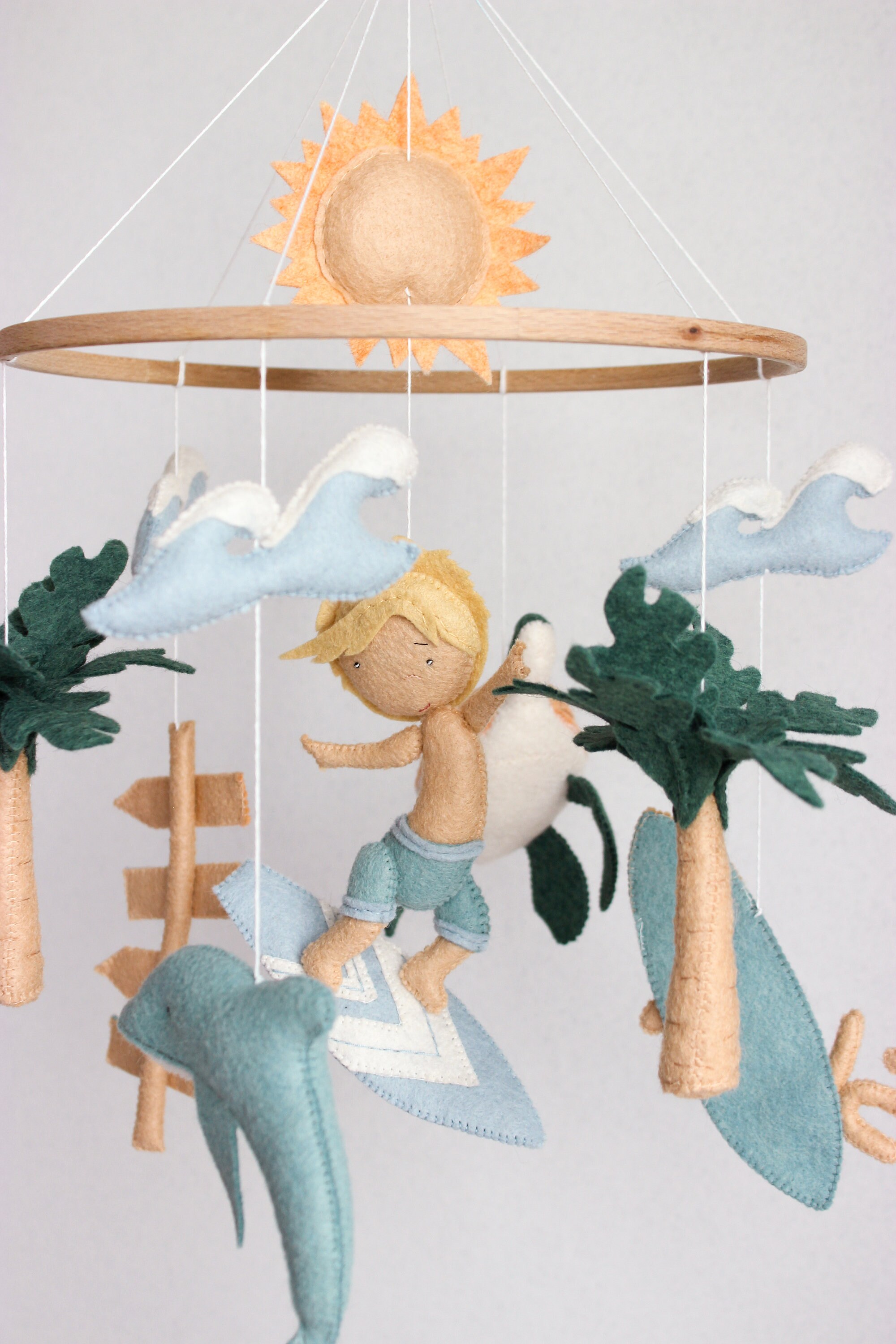 Surf Baby Mobile Ocean Surfboard Mobile