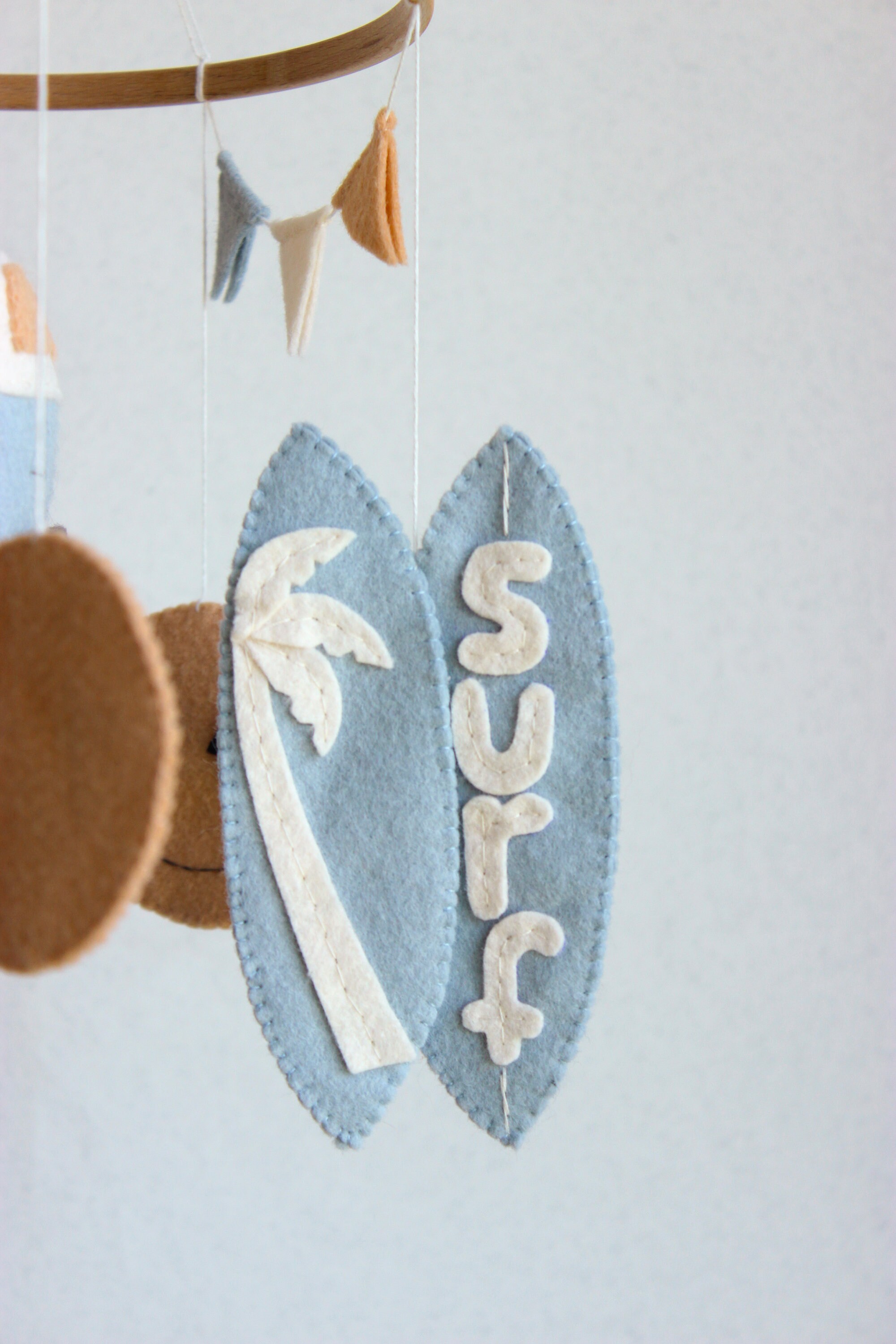 Rad Little Dude Mobile Surf Nursery Decor
