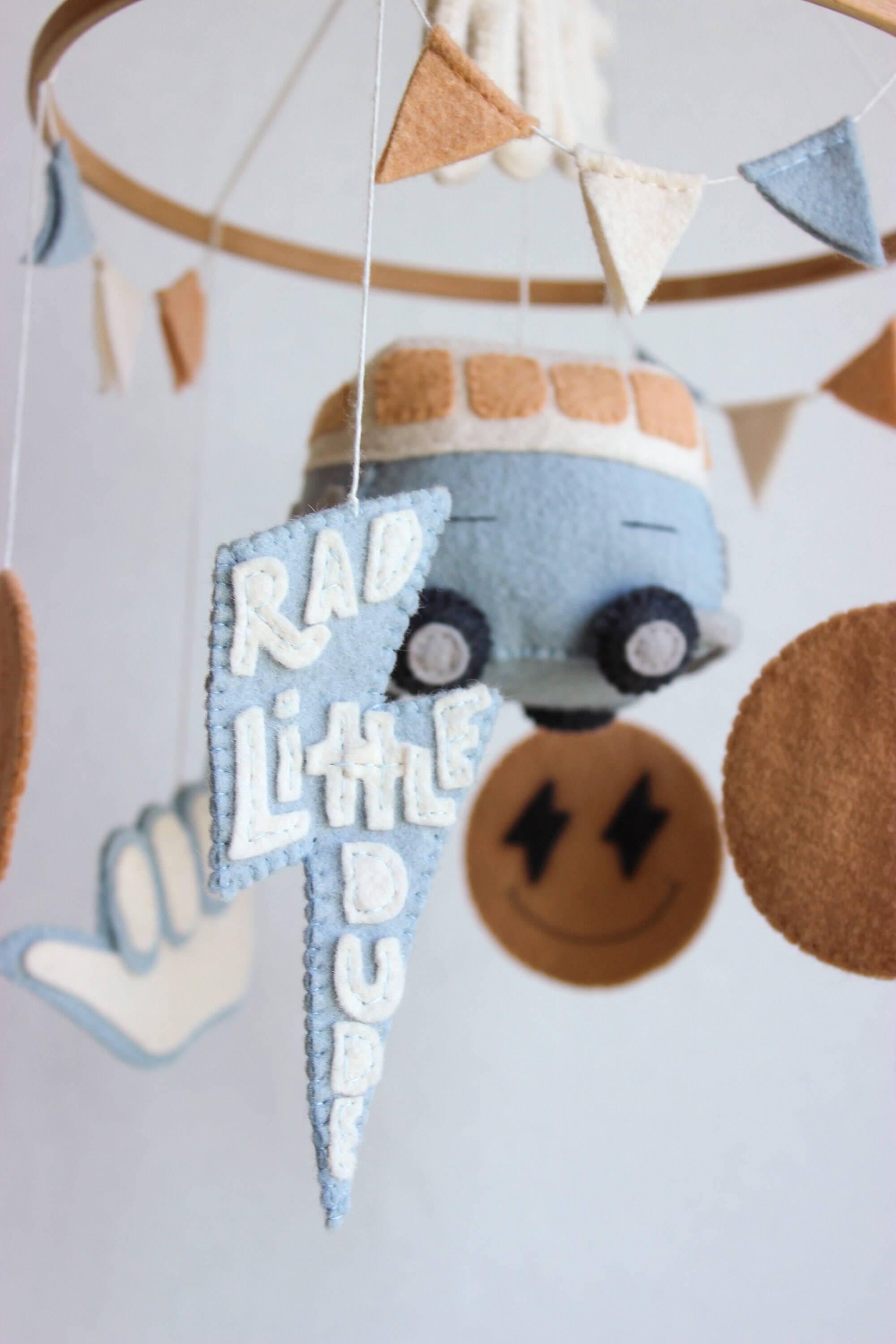 Rad Little Dude Mobile Surf Nursery Decor
