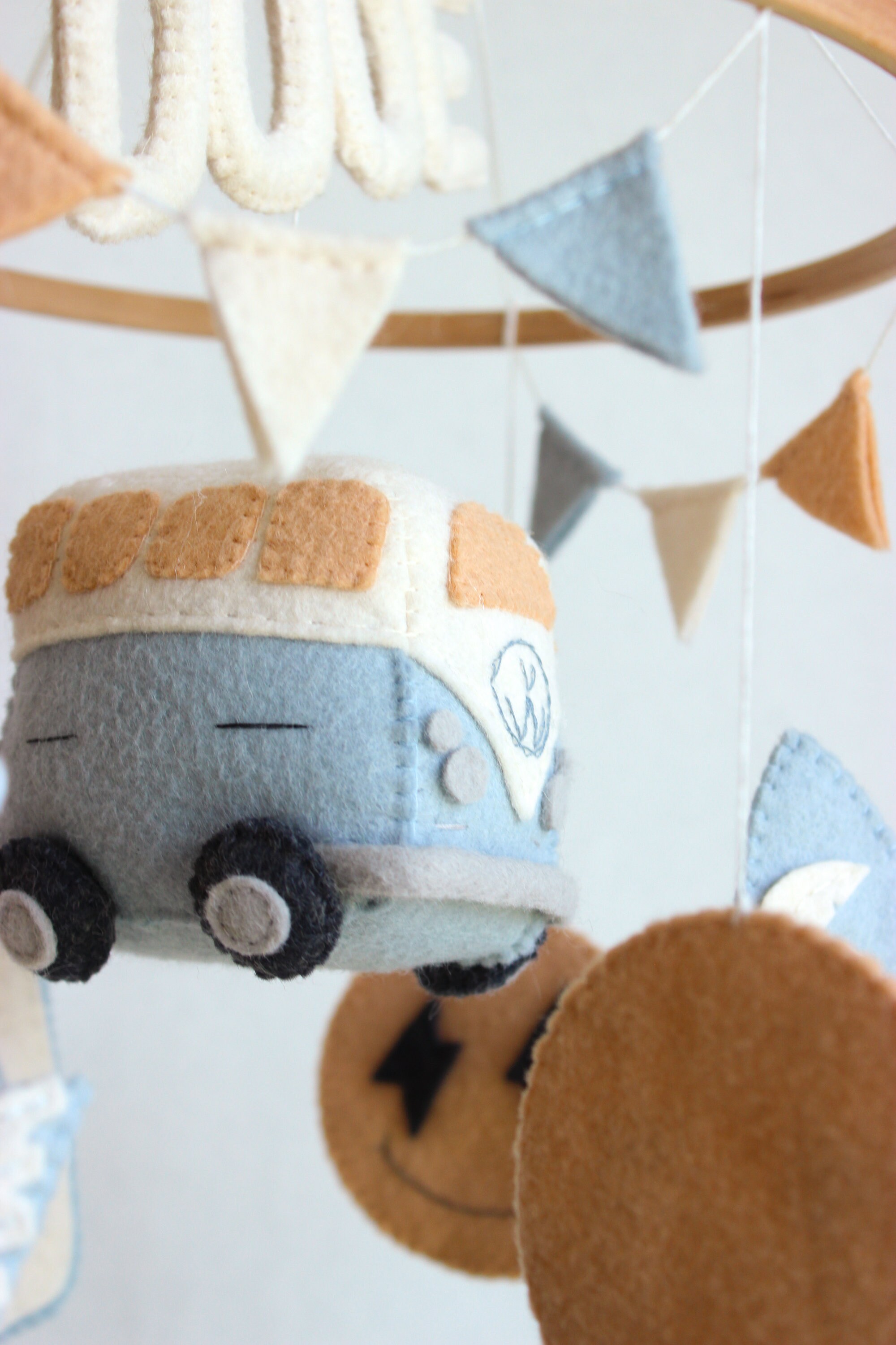 Rad Little Dude Mobile Surf Nursery Decor