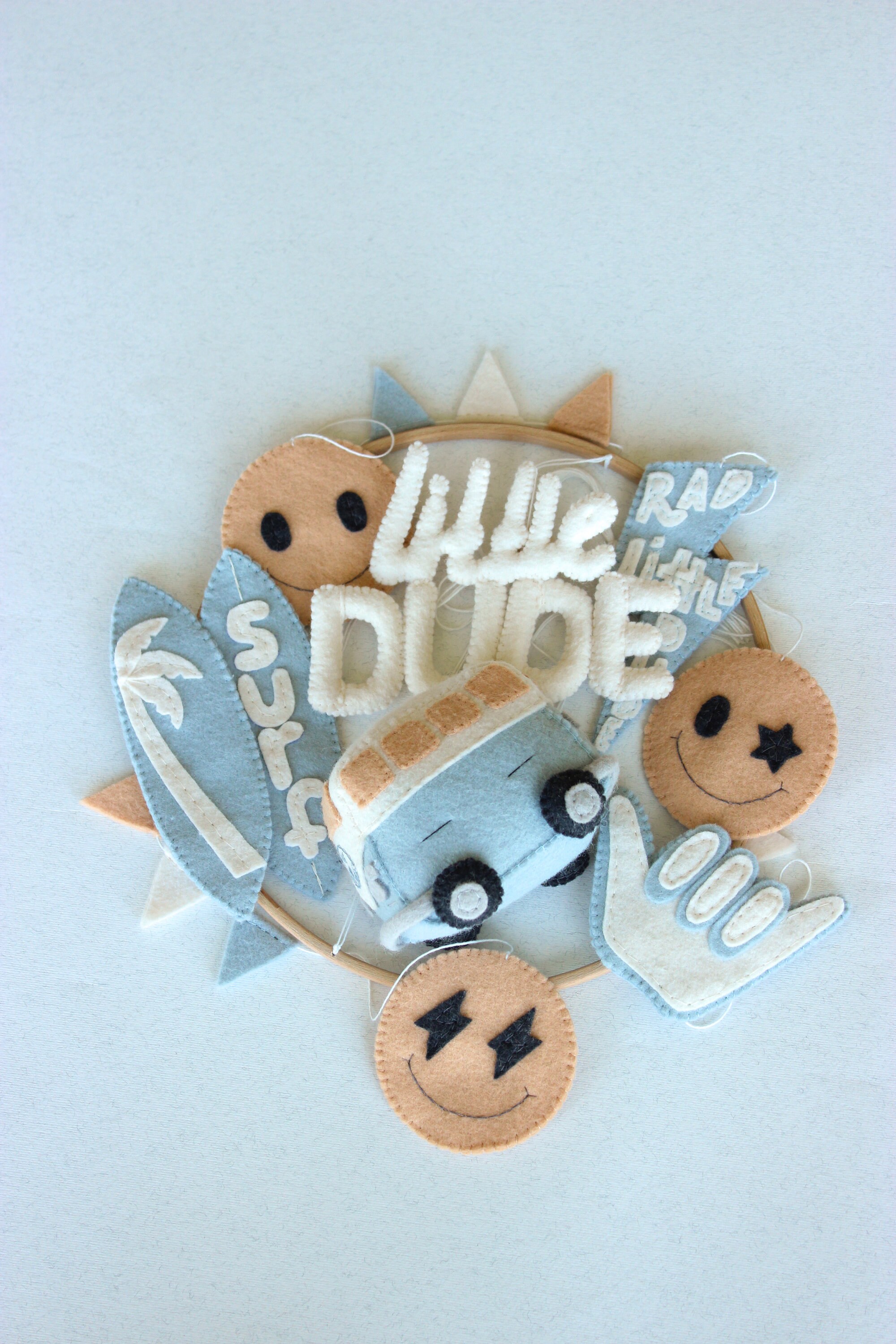 Rad Little Dude Mobile Surf Nursery Decor