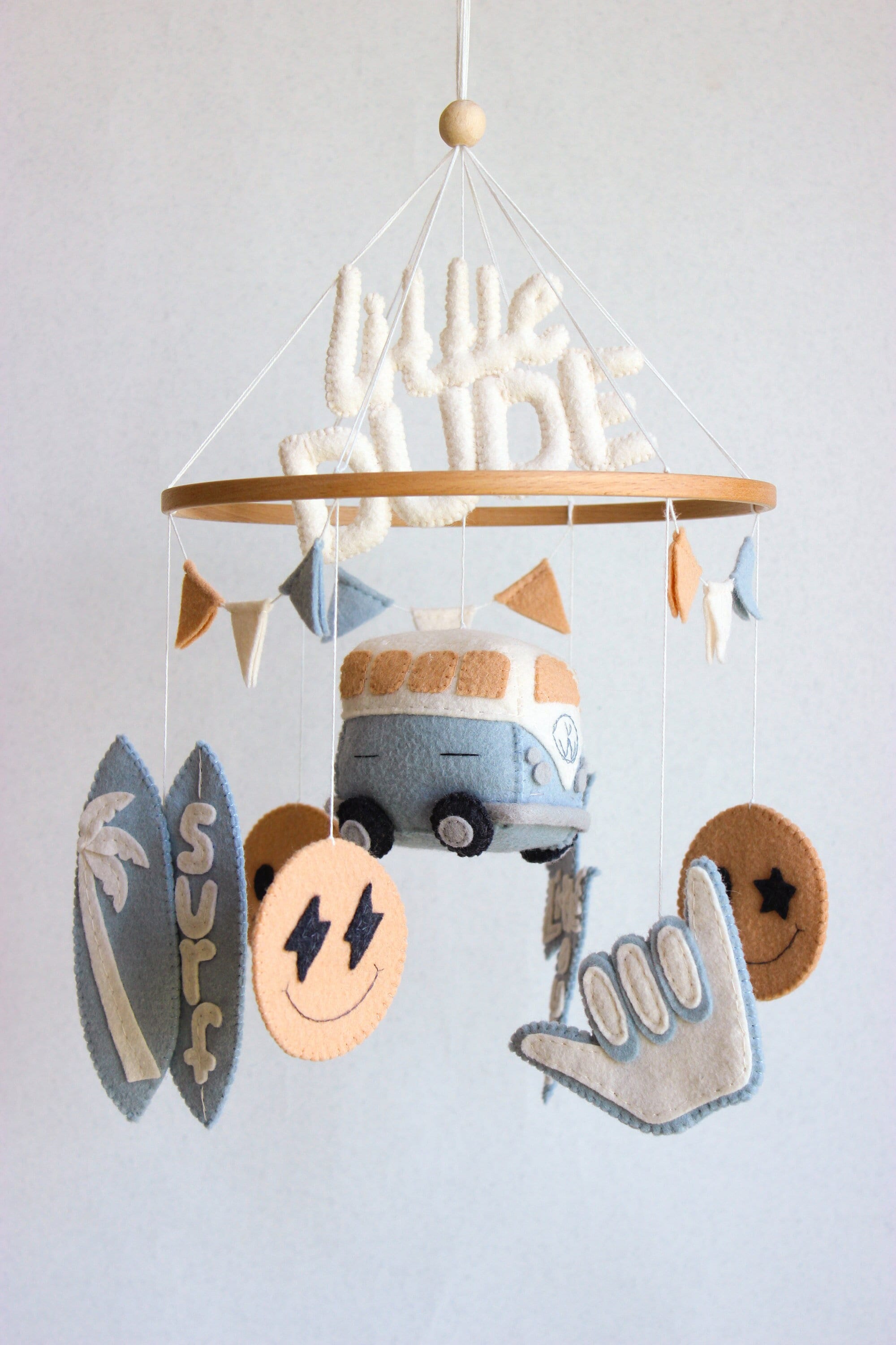 Rad Little Dude Mobile Surf Nursery Decor