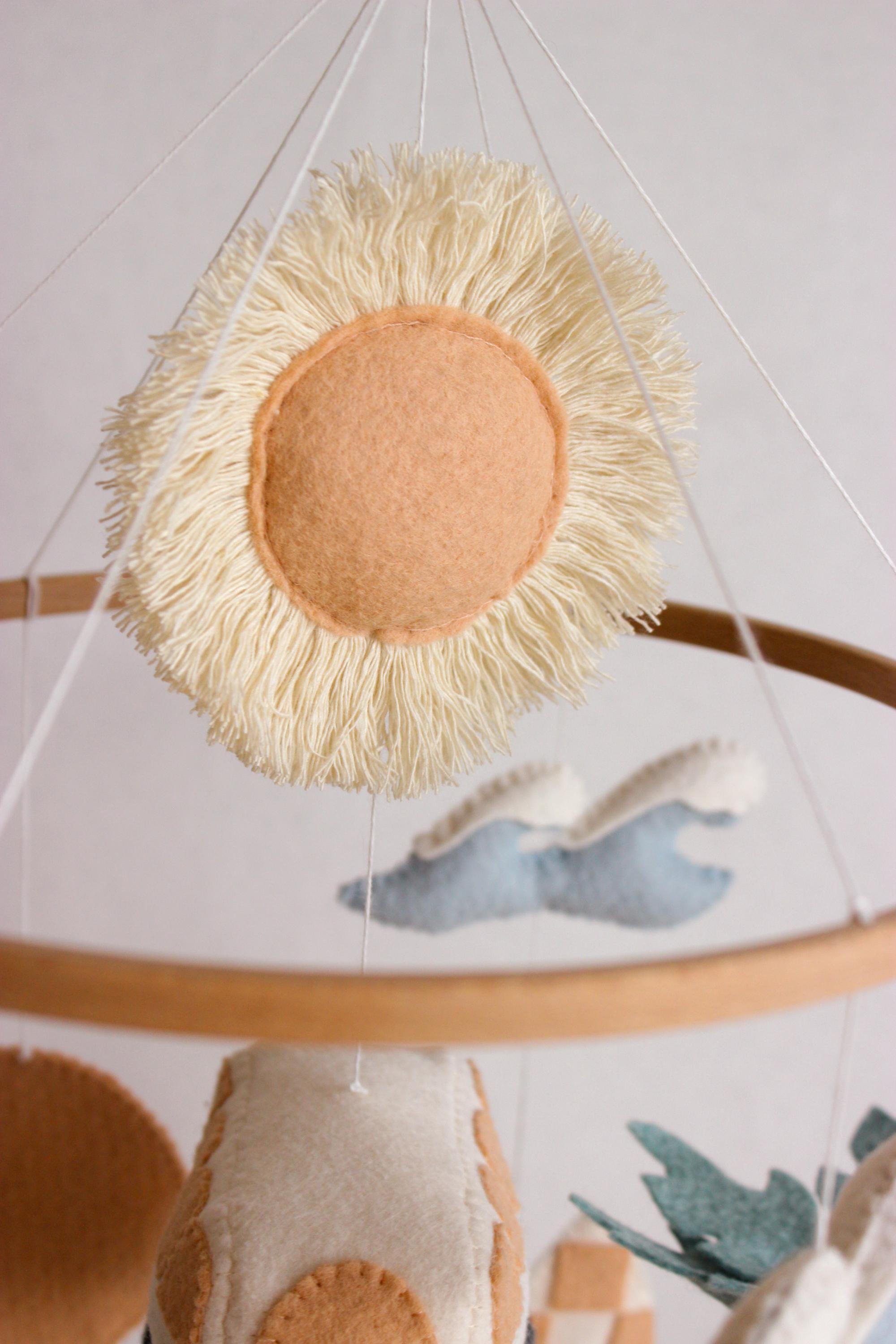 Surf Baby Mobile Beach Little Dude Nursery Decor