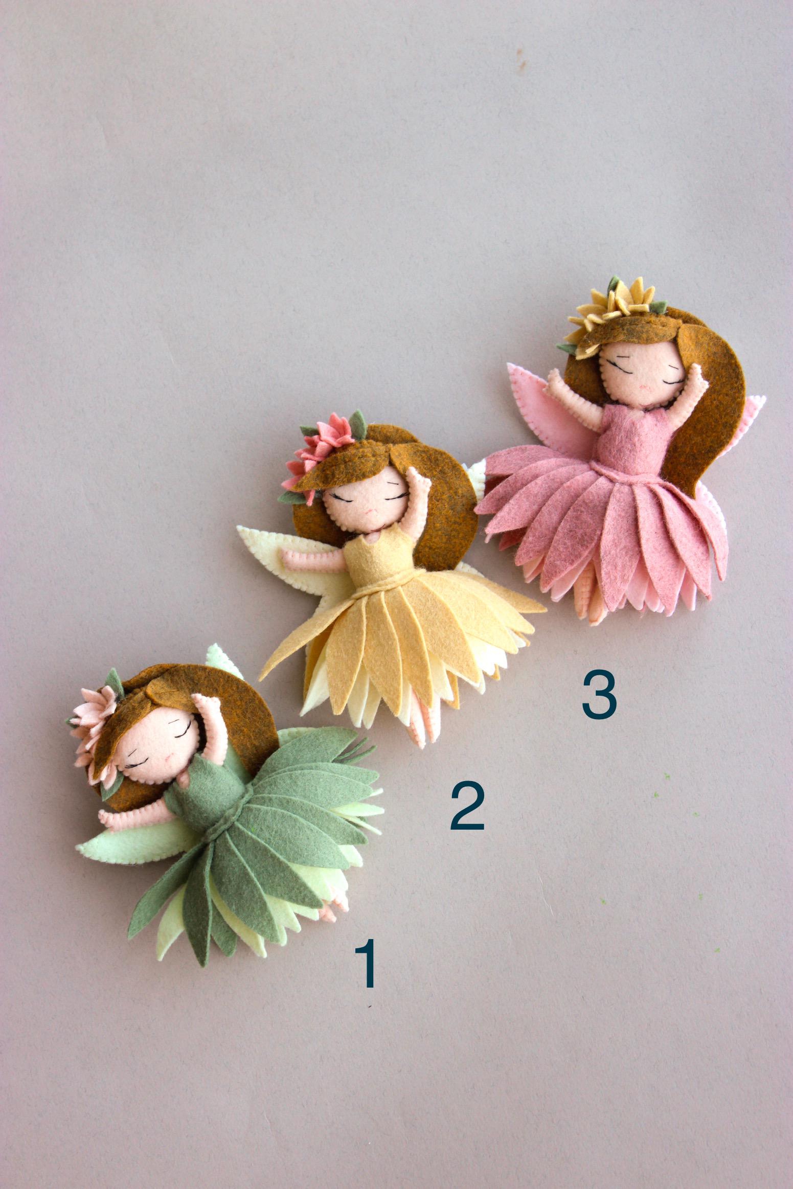 Woodland Fairy Mobile Mushroom Butterfly Garden Nursery Decor