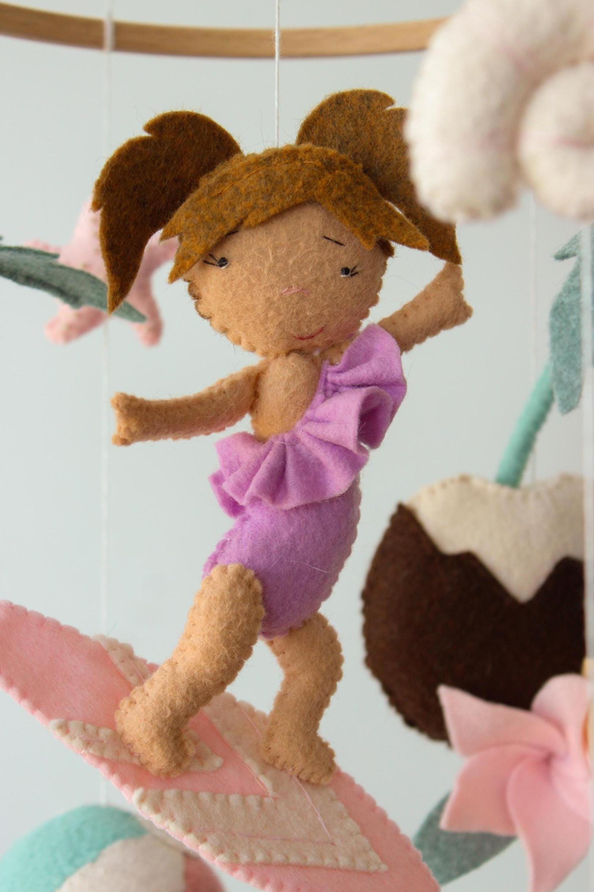 Beach Baby Mobile Surf Coastal Girl Nursery Decor