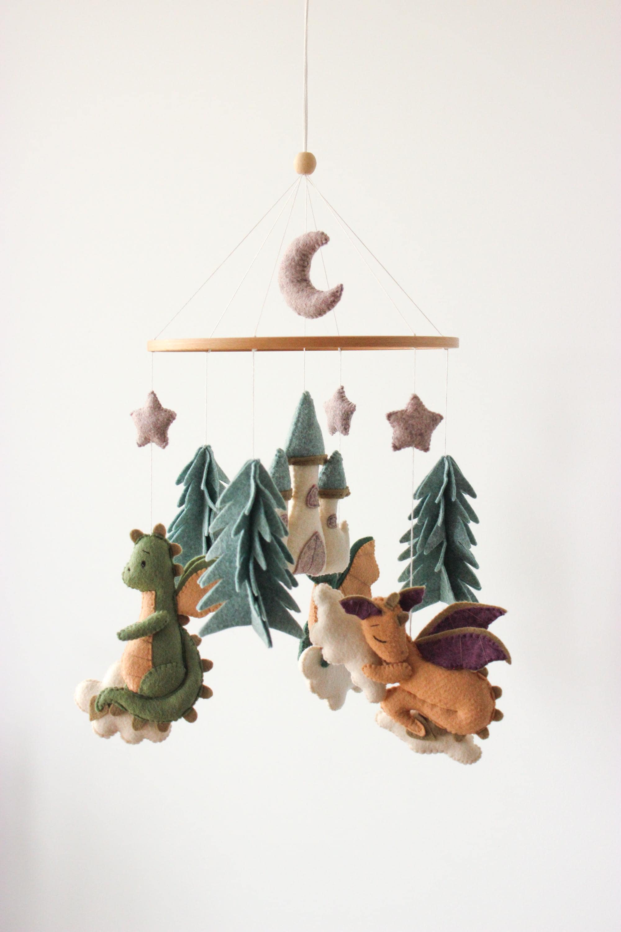 Dragon Baby Mobile Fantasy Castle Nursery Decor