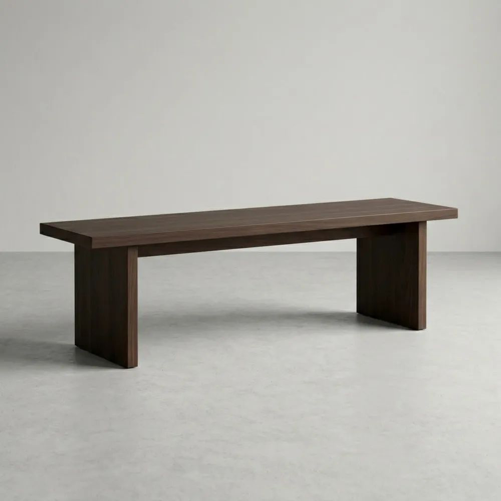 Banco de madera de roble 160x35x45 cm-Zenhaveneu