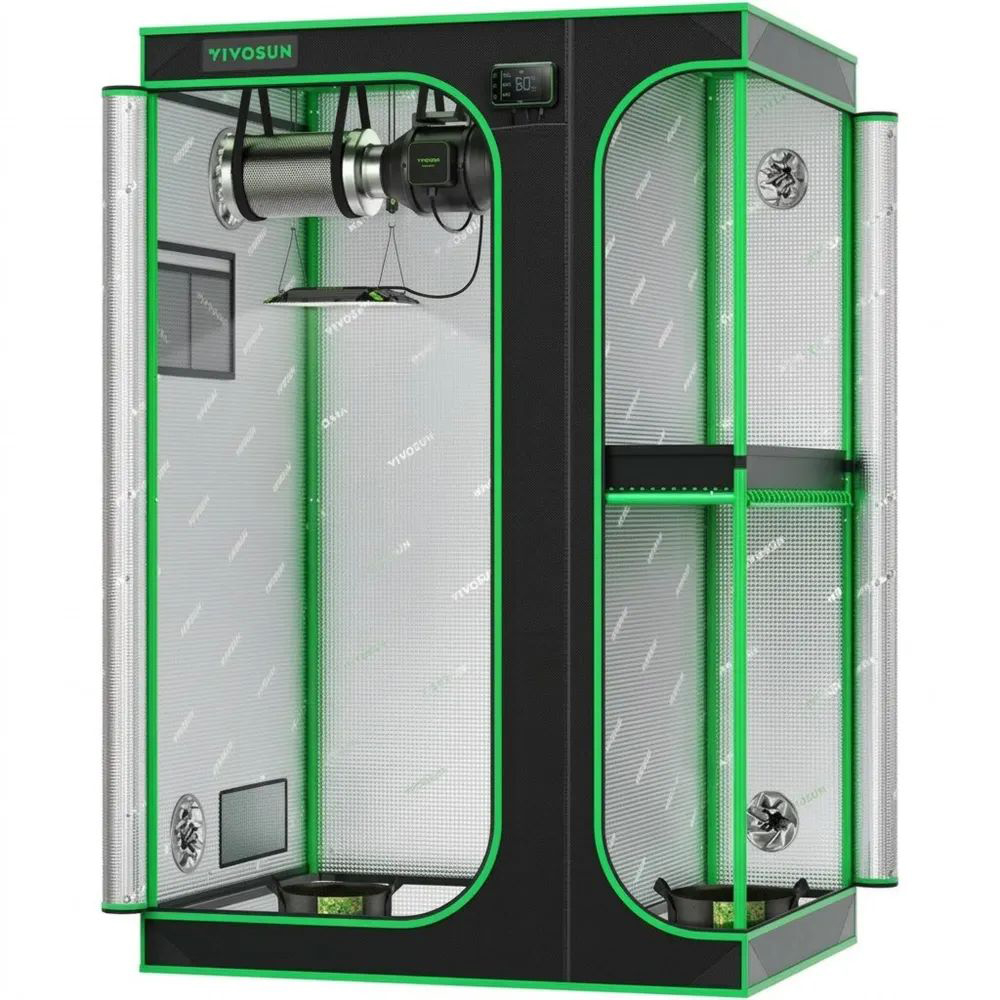 Carpa de Cultivo de Tela Oxford con Mylar Reflectante-Zenhaveneu