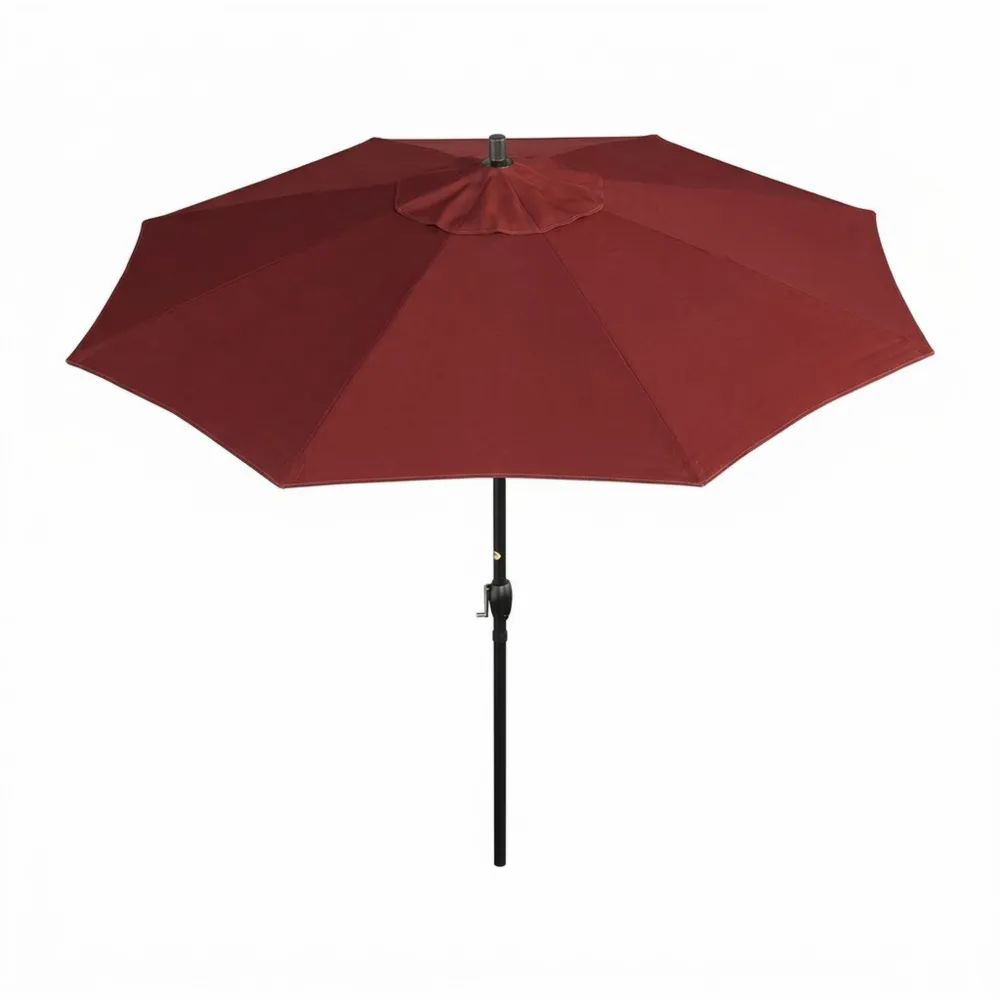 Sombrilla de jardín de aluminio y poliéster color Burdeos 250 cm-Zenhaveneu