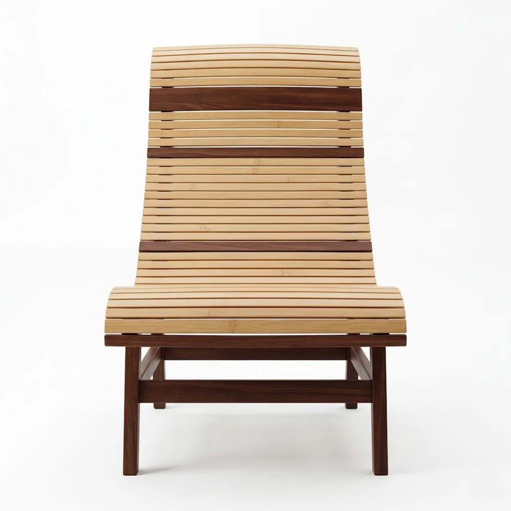 Silla de madera para exterior-Casaluxeeu