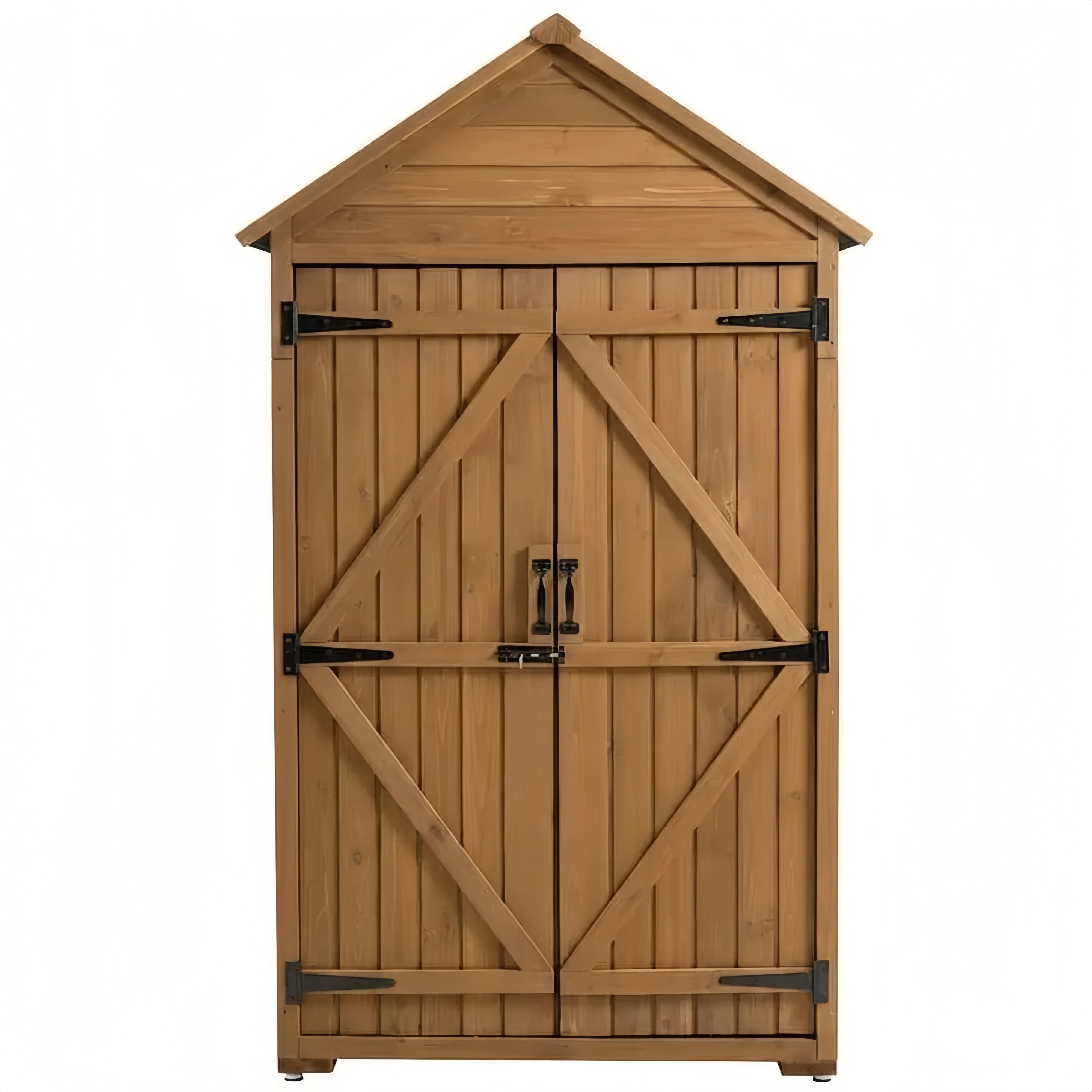 Capanno per Attrezzi in Legno di Abete 200x100x60 cm