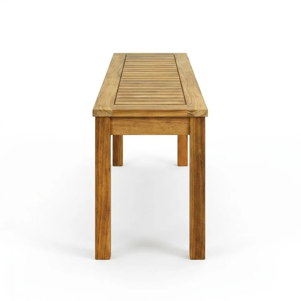 Tavolo da Giardino in Legno di Teak 180x75x74 cm