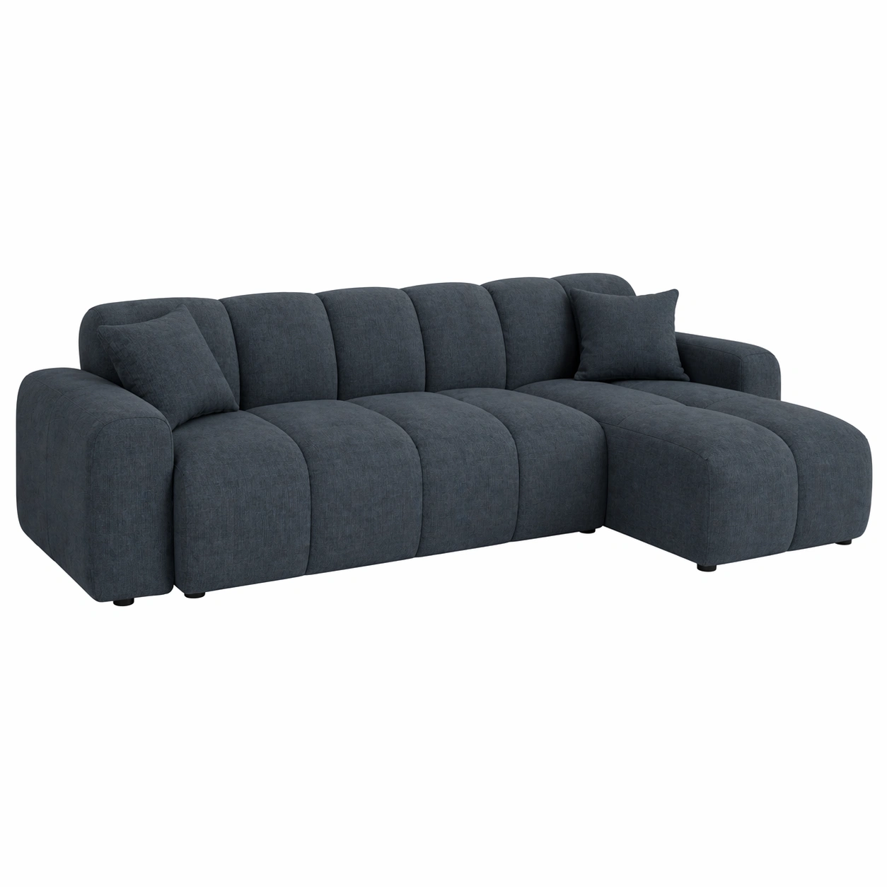 Sofá modular de 2 plazas con chaise longue dise?o acolchado contemporáneo-cartrenoza