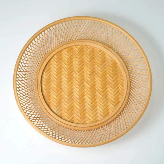 Suruga Take-Sensuji Zaiku Snack Plate "Ginrei" 