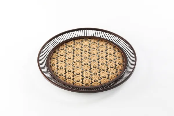 Suruga Take-Sensuji Zaiku Snack Plate "Asa-no-Habon" 