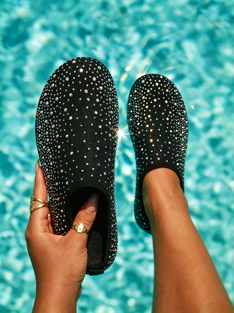 Rhinestone Barefoot Water Shoes