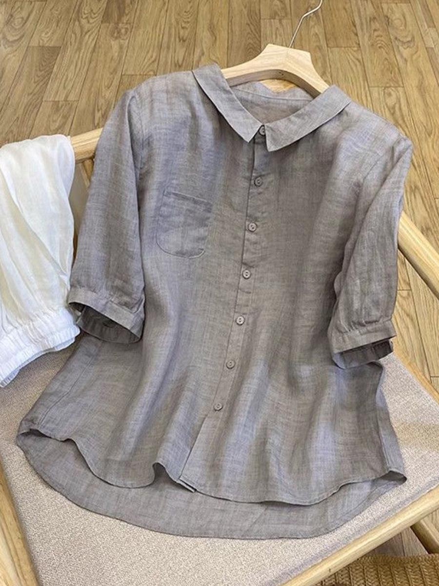 New Arrivals🔥 Women's Casual Loose Cotton-Linen Top