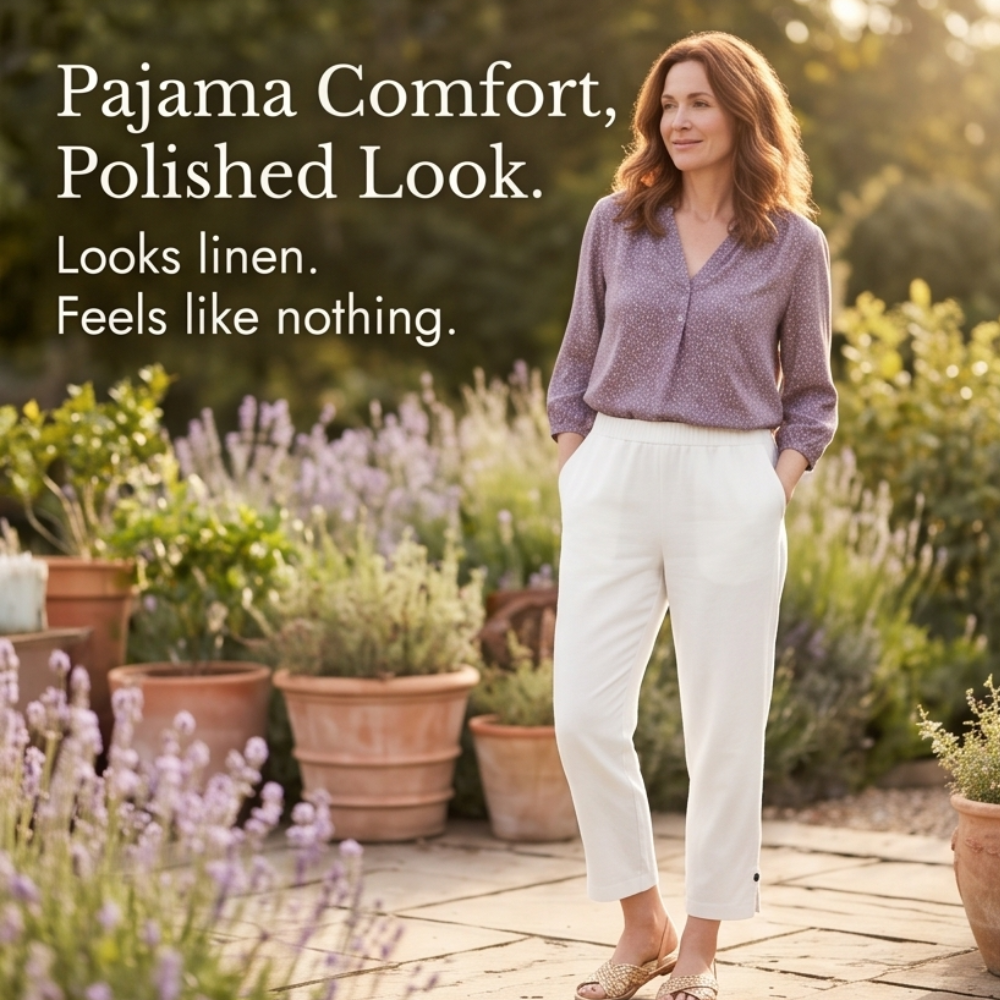 Soft-Stretch Cropped Pants