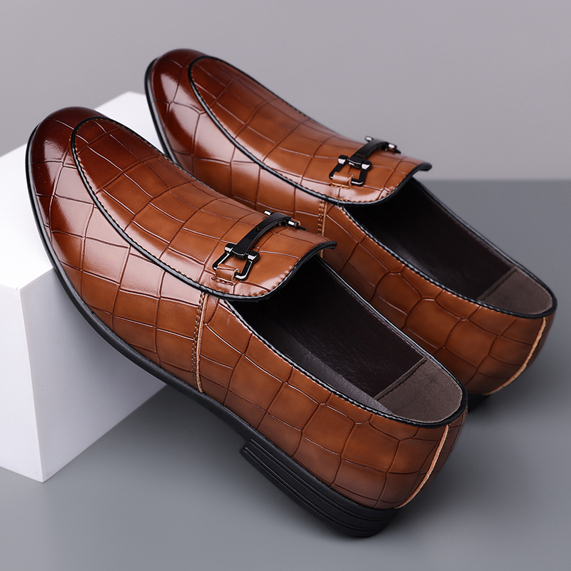 Men's Fashion Calfskin Leather Shoes