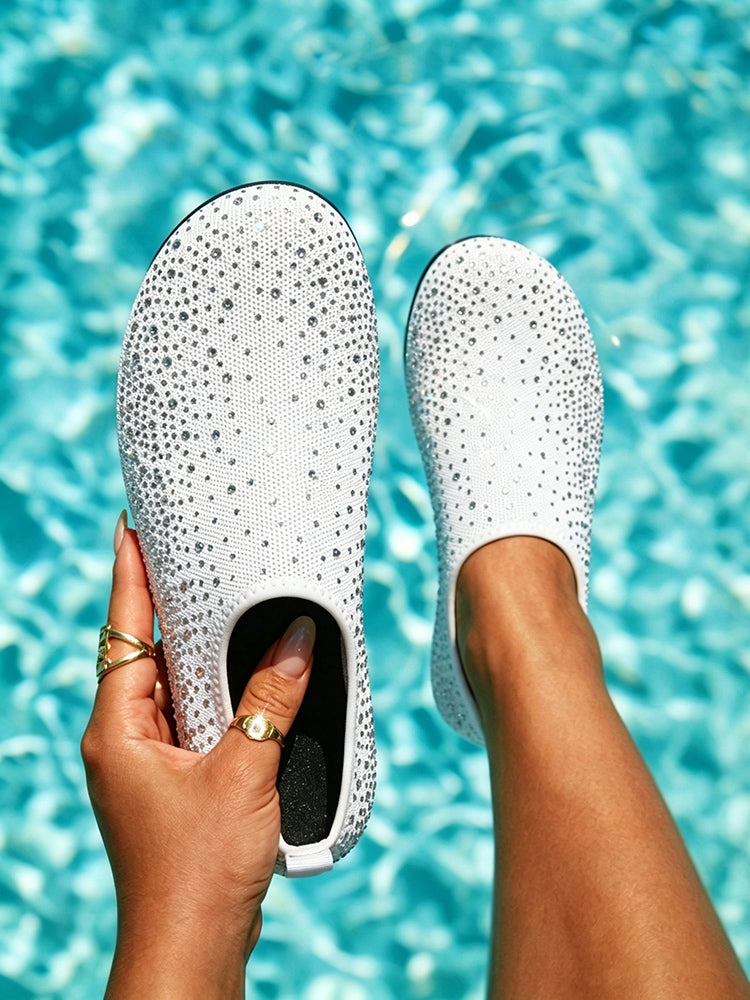 Rhinestone Barefoot Water Shoes