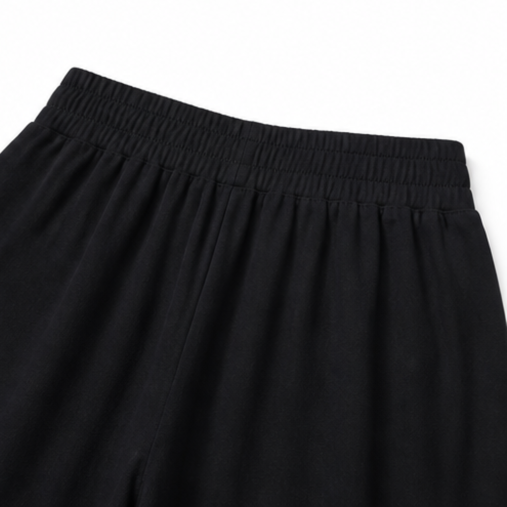  Wide-Leg Tulip-Hem Capri Pants with Pockets