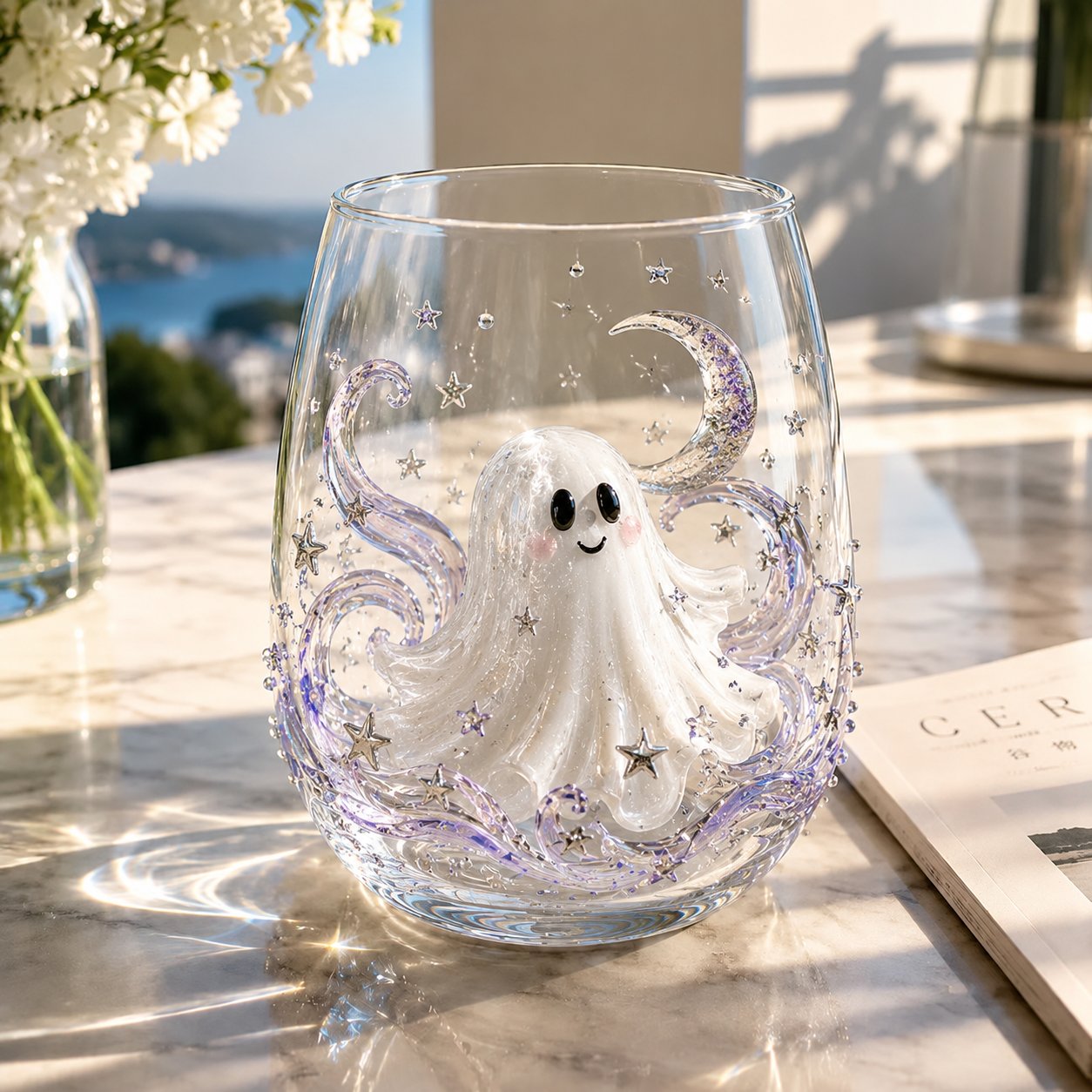 🎃 3D Halloween Artisan Glassware Collection | For Magical Halloween Sips, Eye-Catching 3D Details, Luminous Festive Party Moments & Cozy Fall Home Bar Glow