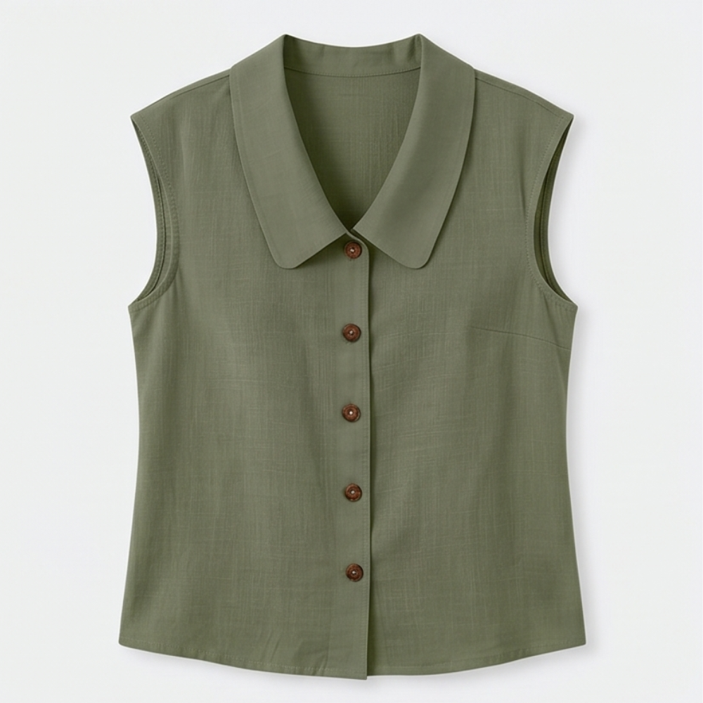 Breezy Collared Summer Top
