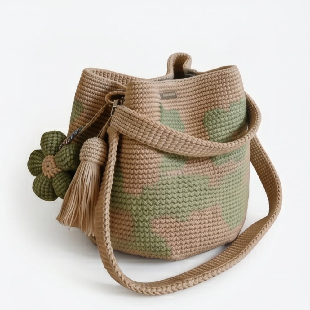 Bloomara – Handmade Crochet Flower Tote Bag