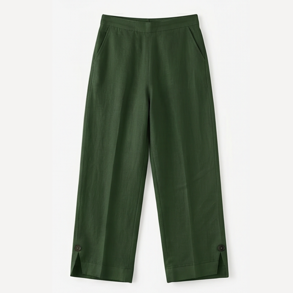 Soft-Stretch Cropped Pants