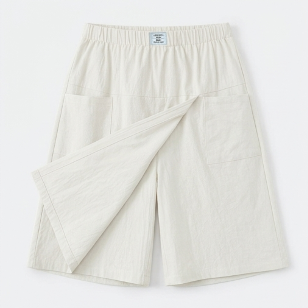 Wrap-Front Skort with Hidden Shorts