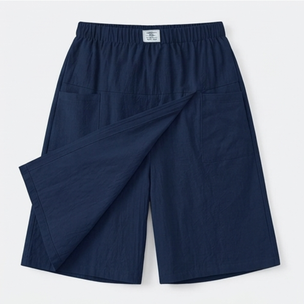 Wrap-Front Skort with Hidden Shorts