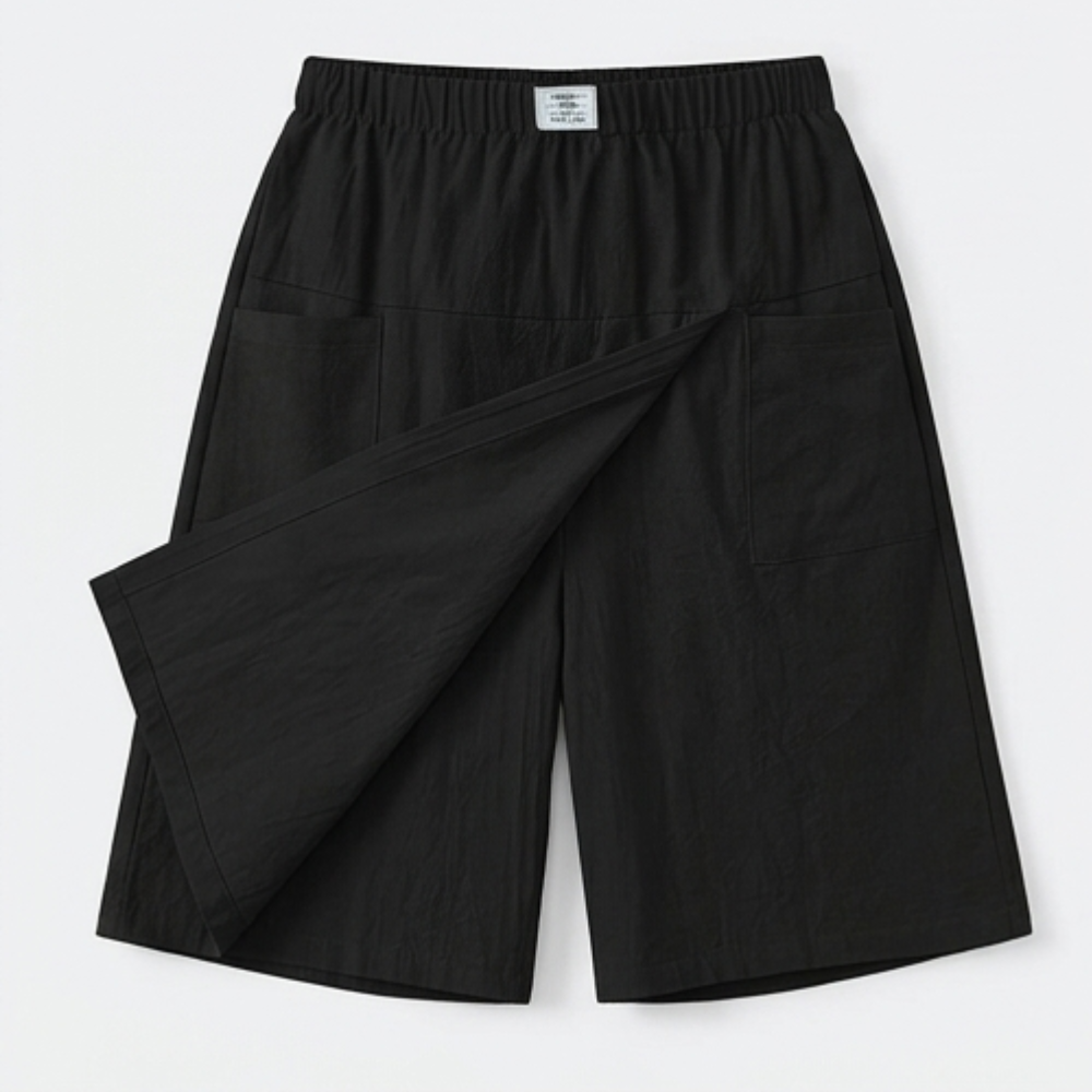 Wrap-Front Skort with Hidden Shorts